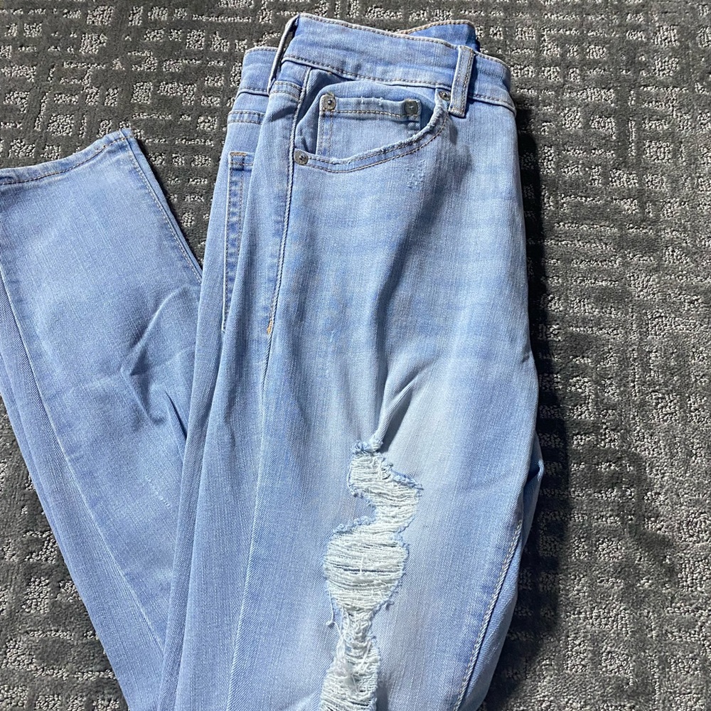 High rise jeans